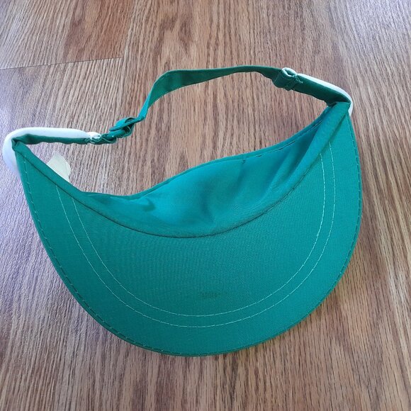 Vintage 80s Preppy Visor Hat "Splitz Cooler" Wine Spritzer - Young An Korea - Picture 9 of 16